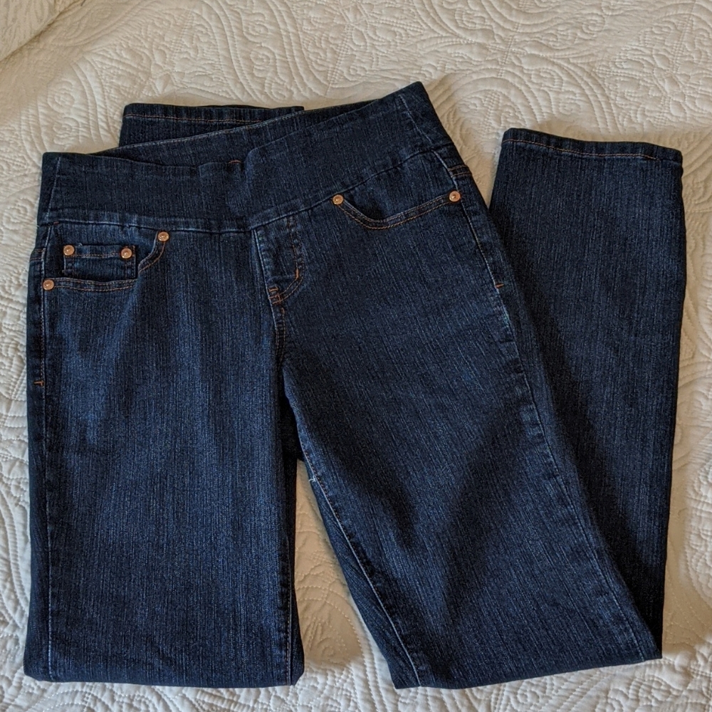Jag Jeans high rise straight leg pull-on jeans